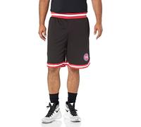 Ultra Game UNK NBA Short de Basket pour Homme GSM3547F avec Logo de l'équipe NBA tissé en polymaille, Noir, Taille XL
