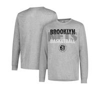 Ultra Game UNK pour Homme Supreme NBA L/S Tee, Homme, GLM1861F-BN-Small, Gris chiné, Petit