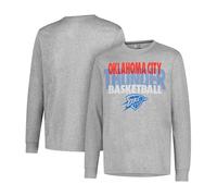 Ultra Game UNK pour Homme Supreme NBA L/S Tee, Homme, GLM1861F-OK-XLarge, Gris chiné, x-Large