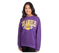 Ultra Game Women's Extra Soft Fleece Distressed Oversized Pullover Sweatshirt NBA Pull en Polaire Extra Doux Effet Vieilli Femme (Lot de 1)