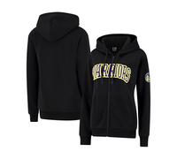 Ultra Game Women's Standard Super Soft Full Zip Hoodie Sweatshirt, Black, Medium