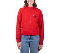 Ultra Game Womens Super Soft Crop Top Full Zip Hoodie Sweatshirt Capuche, Couleur de l'équipe, Small Femme