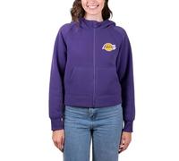 Ultra Game Womens Super Soft Crop Top Full Zip Hoodie Sweatshirt Capuche, Couleur de l'équipe, X-Large Femme