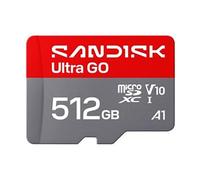 Ultra GO - Carte mémoire flash - 512 Go - A1 / UHS-I U1 / Class10 - microSDXC UHS-I