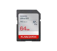 SanDisk Carte SD Ultra GO 64 Go - 140 Mo/s - UHS-I (U3/V10)