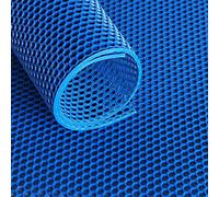 Tapis quadrillé Ultra Grip avec structure en nid d'abeille 120 cm - Par mètre linéaire - Bleu