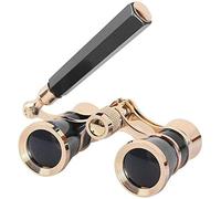 Ultra HD, Jumelles Mini Portables Vintage avec poignée Mode Femme élégante Polyvalente opéra théâtre Courses de Chevaux Blanc, pour intérieur/extérieur.