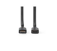 - Ultra High Speed - câble d'extension HDMI avec Ethernet - HDMI mâle pour HDMI femelle - 2 m - blindé - noir - rond, support pour 8K60Hz, support 4K