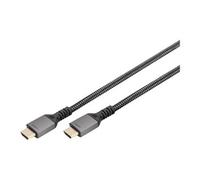 - Ultra High Speed - câble HDMI avec Ethernet - HDMI mâle pour HDMI mâle - 3 m - triple blindage - noir - support 8K60Hz (7680 x 4320)