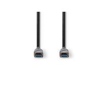 - Ultra High Speed - câble HDMI avec Ethernet - HDMI mâle pour HDMI mâle - 40 m - cuivre hybride/fibre optique - noir - support 4K, Active Optical
