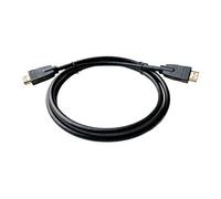 - Ultra High Speed - câble HDMI - HDMI mâle pour HDMI mâle - 1 m - blindé - noir - moulé, support 4K, support pour 8K UHD (7680 x 4320)
