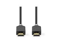 - Ultra High Speed - câble HDMI - HDMI mâle pour HDMI mâle - 3 m - anthracite - rond, support 10K, support 4K 120 Hz, support pour 8K60Hz
