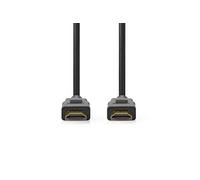 - Ultra High Speed - câble HDMI - HDMI mâle pour HDMI mâle - 3 m - noir - rond, support 10K, support 4K 120 Hz, support pour 8K60Hz