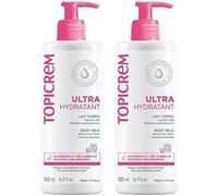 Ultra Hydratant Lait Corps - Hydrate 48h, Relipide, Protège La Peau - Texture Onctueuse, Odeur Délicate - Crème Hydratante Pour Peaux Sensibles - Fabrication Française - 500 Ml (Lot De 2)