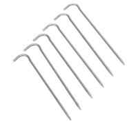 Ultra-léger Cheville 6 Pack, Enjeux de Camping Résistant à la Corrosion avec Pointe Conique à Croche (6)