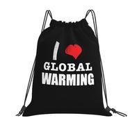 Ultra-léger Sac de Gym J'adore Le réchauffement Climatique Sac pour école Sac Multifonctionnel 36x42cm pour Camping,Voyages légers,Sport