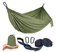 Ultra-léger Suspendu Hamac sur Pied Capacité de Charge de 300kg | Bivouac Hamac Exterieur Respirant | Nylon Parachute Séchage Rapide de Camping pour Randonnée, Jardin, Randonnée Pédestre