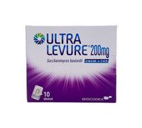 Ultra Levure 200mg boite de 10 gélules