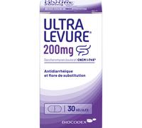 Ultra Levure 200mg Saccharomyces Boulardii 30 Gélules
