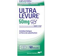 Ultra-Levure Saccharomyces Boulardii 50mg Gélules 50