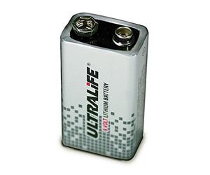 Ultra Life Lithium 9V Lithium 1200mAh 6AM6 ( 9V- Piles) - U9VL-J