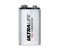 Ultra life pile bloc au lithium 9 v/idéale pour les détecteurs de fumée