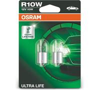 Ultra Life R10w Feux De Plaque D'immatriculation 5008ult-02b Durée De Vie Extra Longue En Double Blister, Jaune