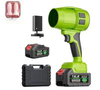 Ultra Light Ultra Powerful Cordless 2.0 Turbine Blowers Includes Batteries, Blower and Tool Case for Lawn Garden