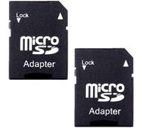 Ultra Micro SD Adapter, 2 PCS SD Card Adapter for Micro SD Cards for Mobile Tablet Black