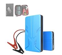 Ultra-Mince 30000mAh Portable Car Jump Starter Batterie Power Starter Lampe de Poche LED Charge Rapide Booster d'urgence Dispositif de Démarrage,Blue