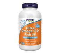 Ultra Omega 3-D Huile de Poisson 180 Capsules Molles de Poisson Now Foods