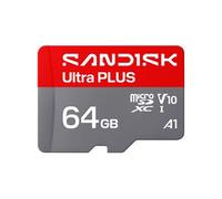 Carte mémoire microSDXC™ SanDisk Ultra® Plus 64 Go UHS-I