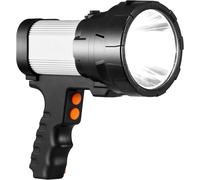 Ultra Powerful Led Flashlight Waterproof Ipx4 6500k 10000mah Super Bright 6 Modes Long Range High Power Emergency Lantern For Camping Hiking Hunting