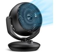 Ultra Powerful Silent Fan 22dB Portable & Table Turbo Air Circulation 3D for Office with 3 Speeds and 90° Adjustable Tilt for Rooms of 15 m²,Bedroom,Living Room