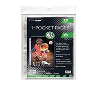 Ultra Pro 1-Pocket Antimicrobial Page with 8-1/2" X 11" Pocket (25 count retail pack)