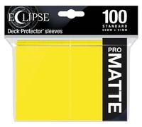 Ultra Pro - 100 Protège-cartes Eclipse Matte taille Standard - Jaune