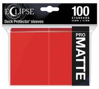 Ultra Pro Pochettes E-15616 Eclipse – Lot de 100 Standard Mates Rouge Pomme