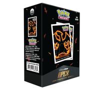 Ultra Pro Pochettes de protection Pokémon Neon Kanto Apex – Dracaufeu (105 ct) – À partir de 6 ans