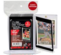 Ultra Pro 130PT Black Border UV ONE-Touch Magnetic Holder (5 Count Retail Pack)