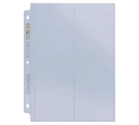 Ultra Pro Pages pour album Platinum 150082 – 4 pochettes pour cartes
