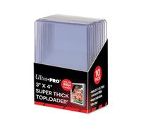 Ultra-Pro 159480 Toploader 3" x 4" Super Thick, 10 pièces, couleur Clear, 15286