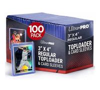 Ultra Pro 3 X 4 Toploaders And Clear Sleeves For Collectible Trading Cards (Includes 100 Toploaders And 100 Sleeves)