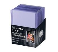 Ultra Pro - Toploader Ultra Clear Platinum 3" x 4" 25ct pour Pokémon, MTG, Baseball