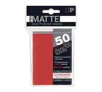 Ultra Pro – Protège-cartes Ultra‑Pro Standard – Pro‑Matte Rouge – par 50