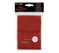 Ultra Pro – Housse de protection 330490 pour jeu de cartes Rouge uni 100 pièces