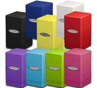 Ultra pro - 330581 - jeu de cartes - deckbox - satin tower - bright yellow - c6 accpro010 G