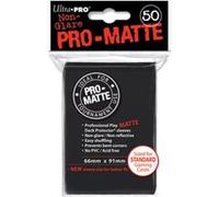 Accessoire de jeu de cartes - ULTRA PRO - Deck Protectors Pro-Matte Noir - 50 pochettes - Taille 66 x 91 mm