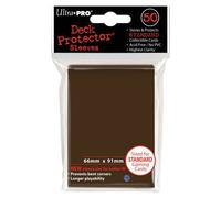 Ultra Pro 50 Pochettes Deck Protectors Solid Marron