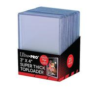 Ultra Pro – Toploader – Protège‑cartes rigide 75PT transparent 63 x 88 mm – Lot de 25