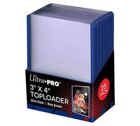 Ultra Pro 7,6 x 10,2 cm Bordure Bleue Toploader 25 CT